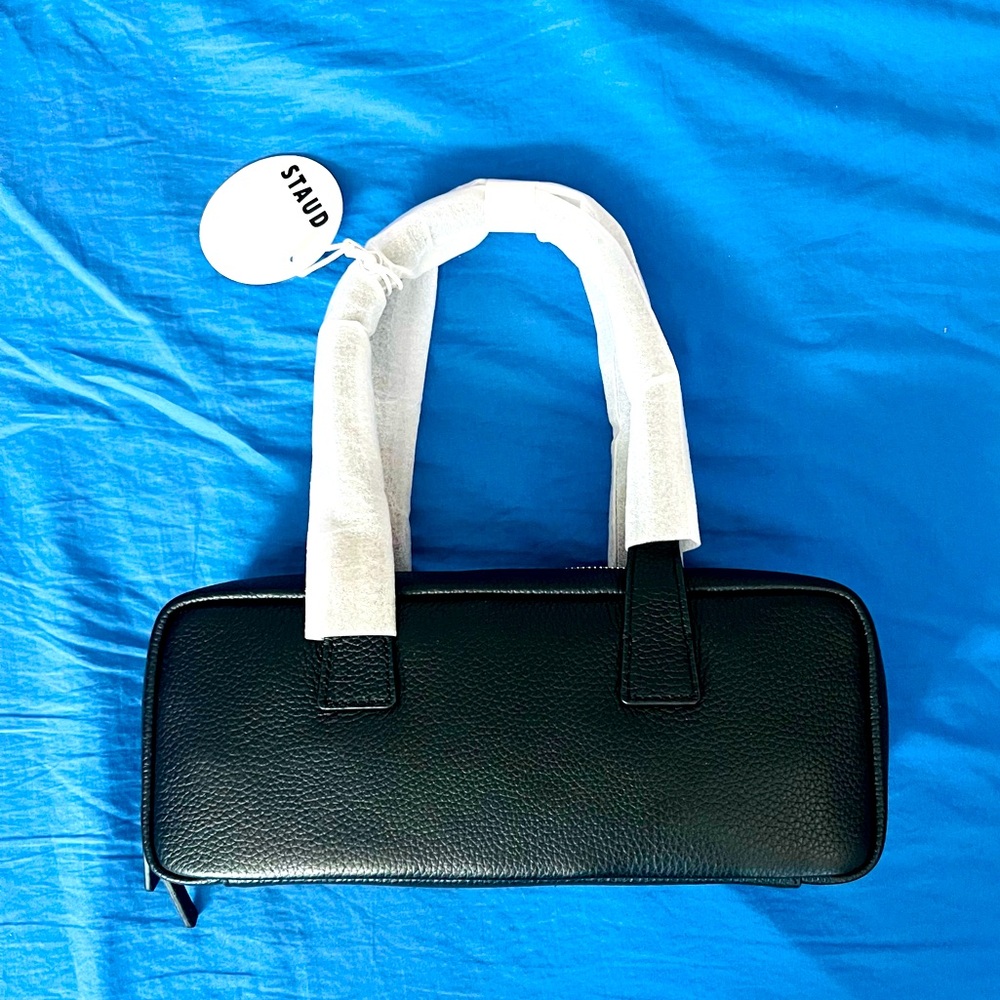 STAUD Leather Dune Shoulder Bag